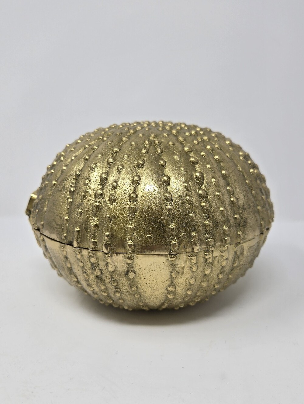 Brass Sea Urchin Decorative Trinket Box